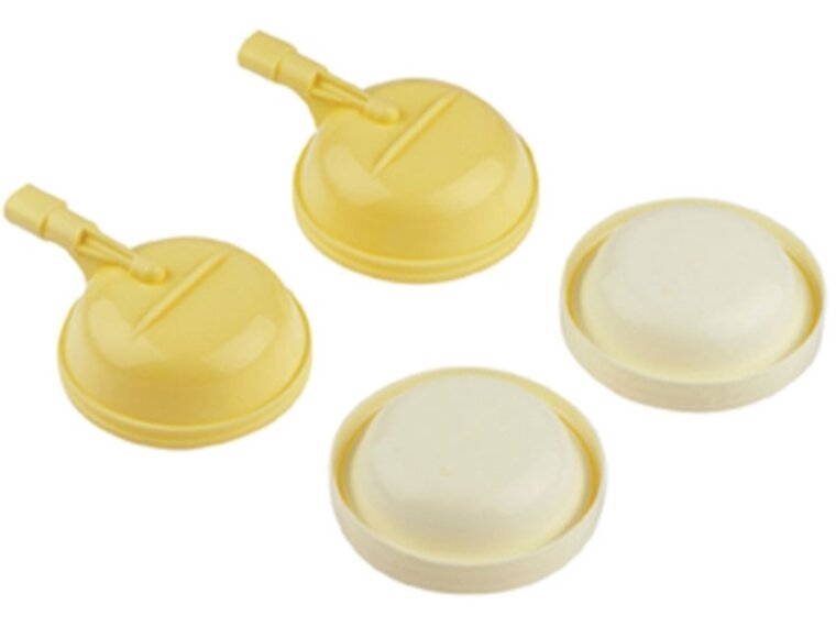 One replacement set of Medela Symphony® protective cap & membranes. Includes x2 of each.