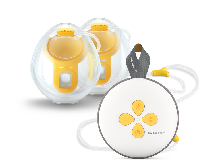 Swing Maxi™ double electric breast pump Medela Swing Maxi™ double electric breast pump, Hands-free collection cups and tubing